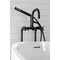 Aqua Vintage CCK8405DX Freestanding Tub Faucet with Supply Line, Stop Valve, Oil Rubbed Bronze CCK8405DX - alternate 4